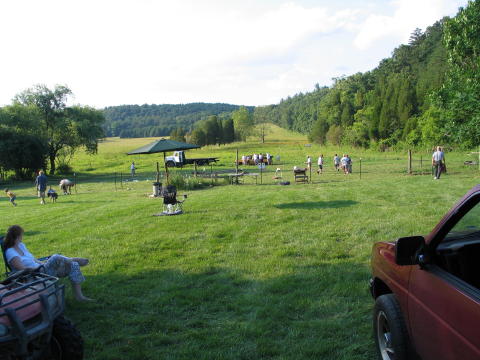 Setting Up Targets for the Shoot